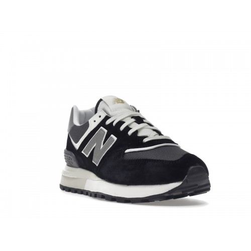 Кроссы New Balance 574 Legacy Black Marblehead - мужская сетка размеров