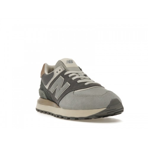 Кроссы New Balance 574 Legacy Grey Beige - мужская сетка размеров