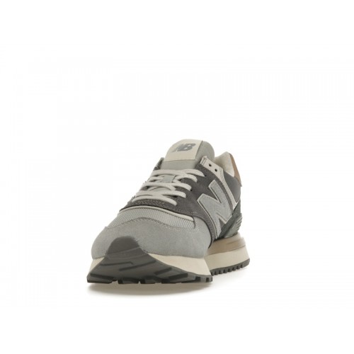 Кроссы New Balance 574 Legacy Grey Beige - мужская сетка размеров