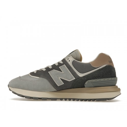 Кроссы New Balance 574 Legacy Grey Beige - мужская сетка размеров