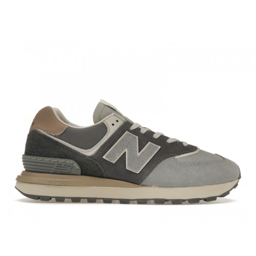 Кроссы New Balance 574 Legacy Grey Beige - мужская сетка размеров