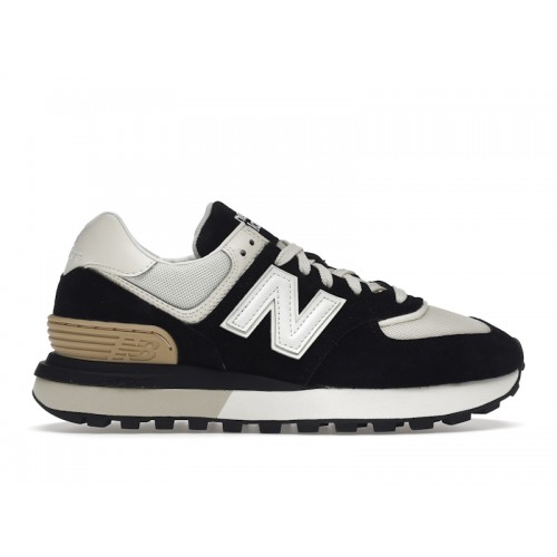 Кроссы New Balance 574 Legacy Black Angora - мужская сетка размеров