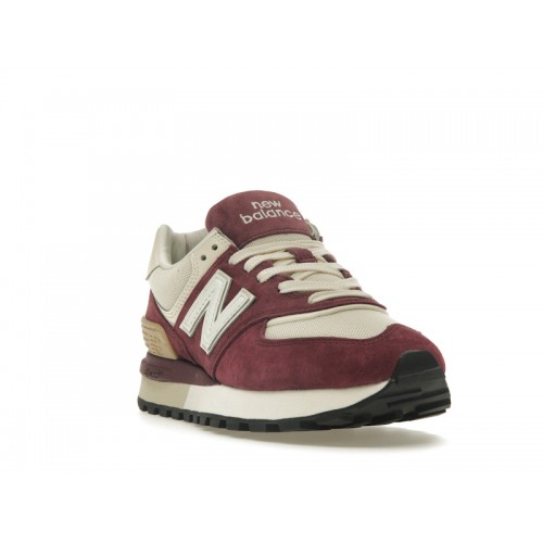 Кроссы New Balance 574 Legacy NB Burgundy Angora - мужская сетка размеров