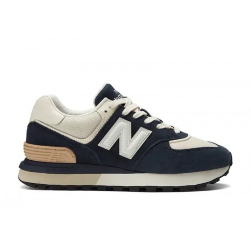 Кроссы New Balance 574 Legacy Natural Indigo Angora - мужская сетка размеров