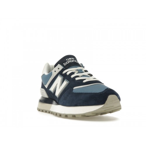 Кроссы New Balance 574 Legacy Navy Sea Salt - мужская сетка размеров