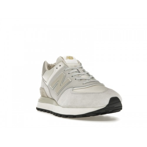 Кроссы New Balance 574 Legacy White Grey - мужская сетка размеров