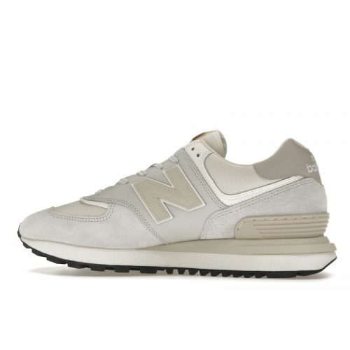 Кроссы New Balance 574 Legacy White Grey - мужская сетка размеров