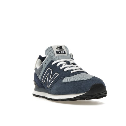 Кроссы New Balance 574 Admiral Blue - мужская сетка размеров