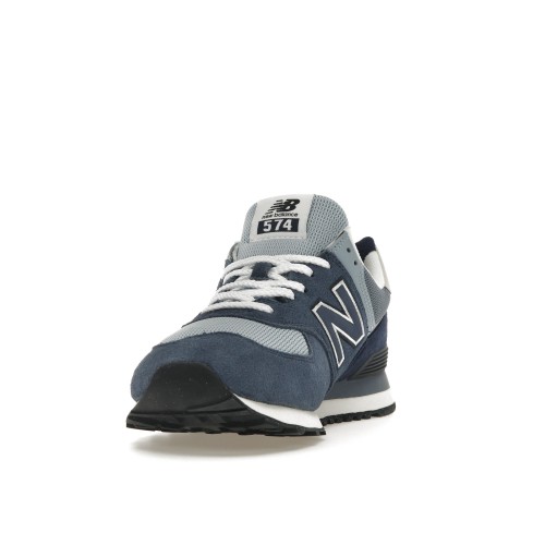 Кроссы New Balance 574 Admiral Blue - мужская сетка размеров