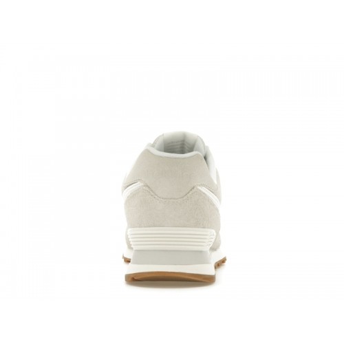 Кроссы New Balance 574 White Tan - мужская сетка размеров