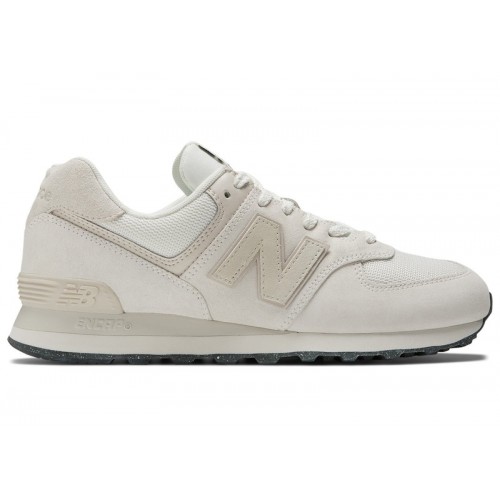 Кроссы New Balance 574 Off White Grey - мужская сетка размеров