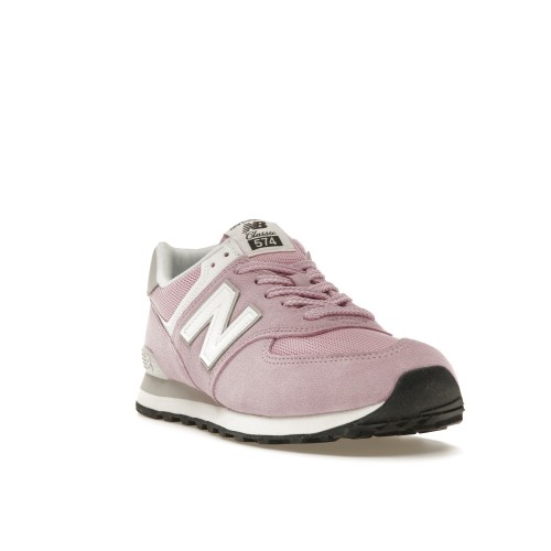 Кроссы New Balance 574 Rose Pink White - мужская сетка размеров
