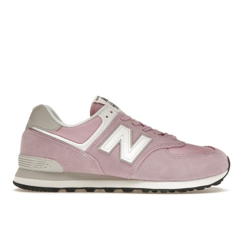 Кроссы New Balance 574 Rose Pink White - мужская сетка размеров
