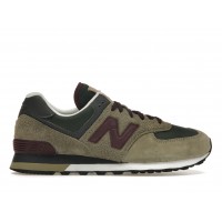 Кроссовки New Balance 574 Covert Green Burgundy