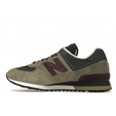 Кроссовки New Balance 574 Covert Green Burgundy
