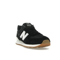 New Balance 574 Black White Gum Brown