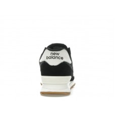 New Balance 574 Black White Gum Brown