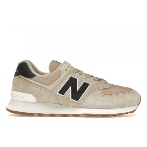 Кроссы New Balance 574 Incense Black - мужская сетка размеров