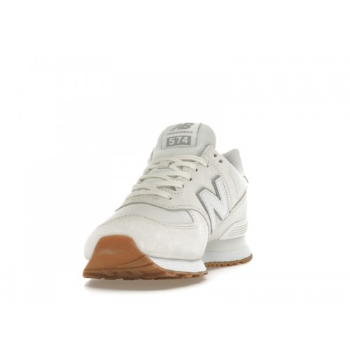 Кроссы New Balance 574 Sea Salt White Concrete - мужская сетка размеров