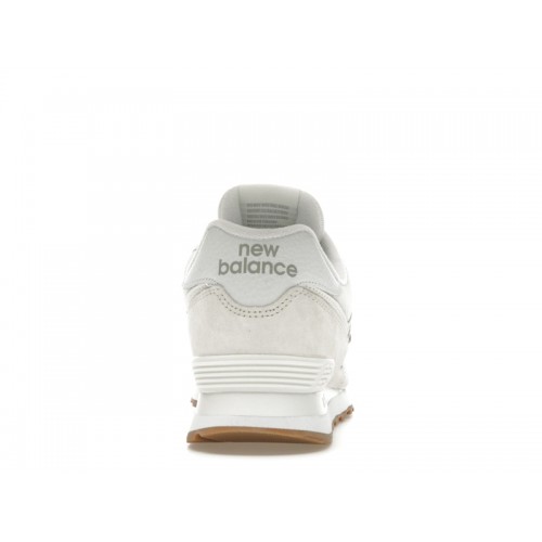Кроссы New Balance 574 Sea Salt White Concrete - мужская сетка размеров
