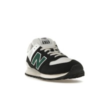 New Balance 574 Black White Marsh Green