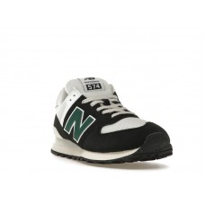 Кроссовки New Balance 574 Black White Marsh Green