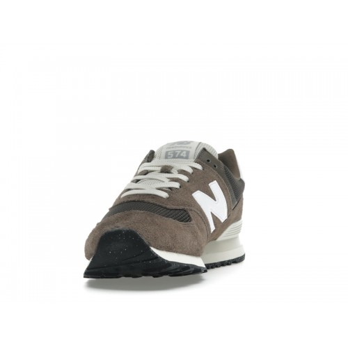 New Balance 574 Dark Mushroom - мужская сетка размеров