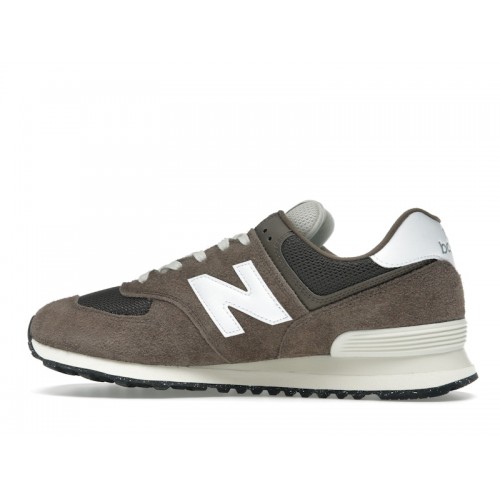 New Balance 574 Dark Mushroom - мужская сетка размеров