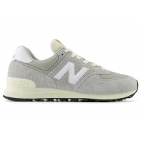 New Balance 574 Concrete White Angora