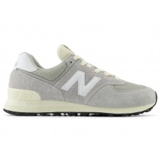 New Balance 574 Concrete White Angora