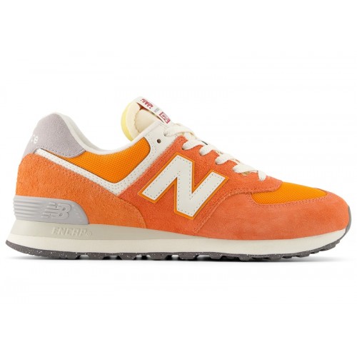 Кроссы New Balance 574 Gulf Red - мужская сетка размеров