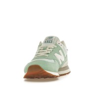 New Balance 574 Turquoise Green White Gum