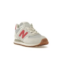 Кроссовки New Balance 574 White Red Grey Gum