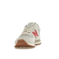 Кроссовки New Balance 574 White Red Grey Gum