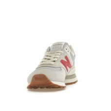 Кроссовки New Balance 574 White Red Grey Gum