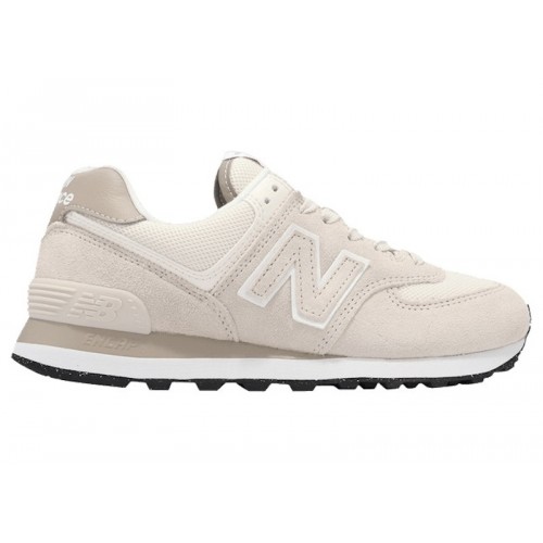 New Balance 574 Ivory Beige White - мужская сетка размеров
