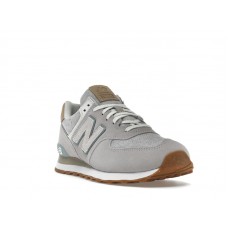 Кроссовки New Balance 574 Grey White Light Blue Gum