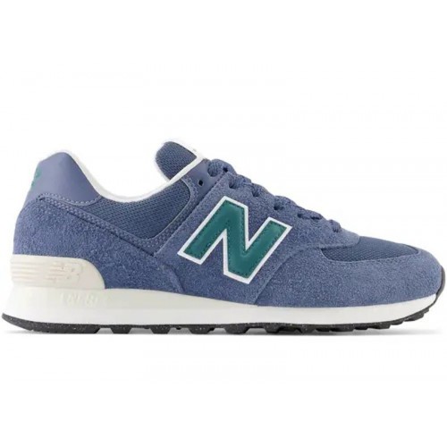 Кроссы New Balance 574 Navy Green - мужская сетка размеров