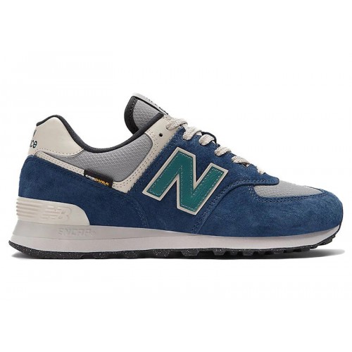 New Balance 574 Cordura Pack - Navy New Spruce - мужская сетка размеров
