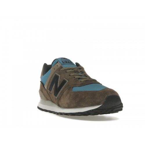 New Balance 574 Cordura Dark Mushroom - мужская сетка размеров