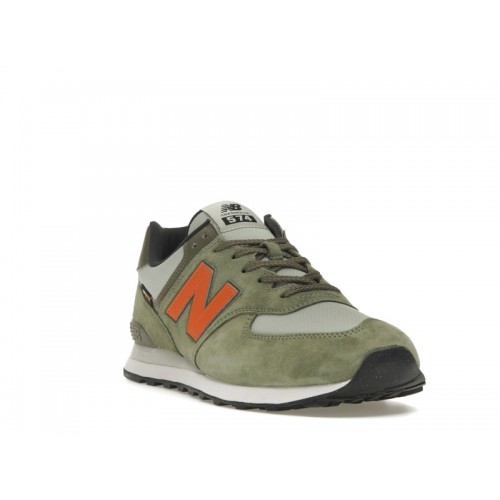 New Balance 574 Cordura Pack - Dark Olivine - мужская сетка размеров