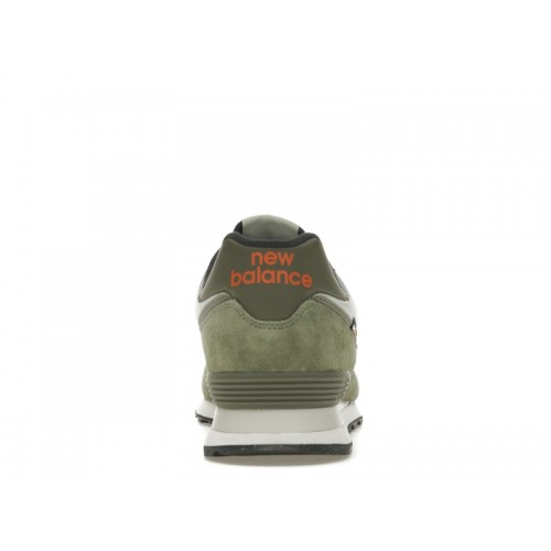 New Balance 574 Cordura Pack - Dark Olivine - мужская сетка размеров