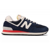 New Balance 574 Navy Sea Salt Red