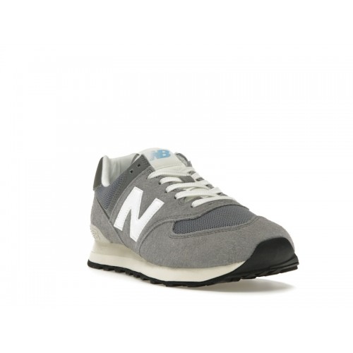 Кроссы New Balance 574 Apollo Grey - мужская сетка размеров