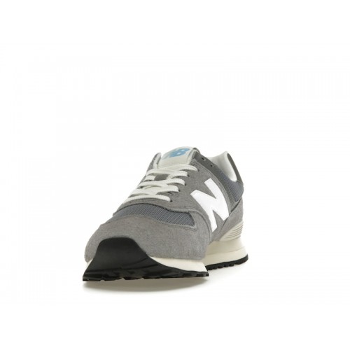 Кроссы New Balance 574 Apollo Grey - мужская сетка размеров