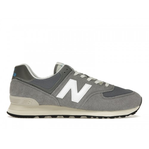 Кроссы New Balance 574 Apollo Grey - мужская сетка размеров