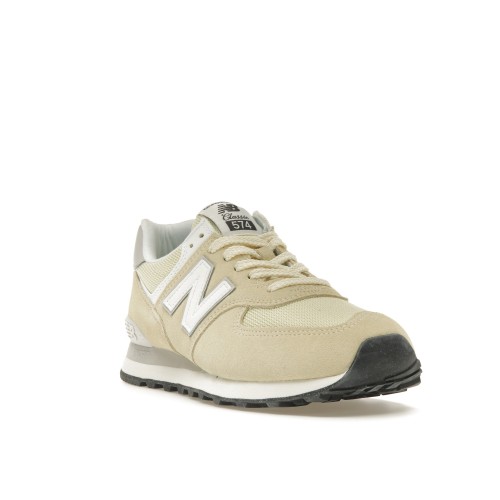 Кроссы New Balance 574 Canary Yellow White - мужская сетка размеров