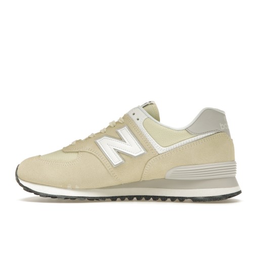 Кроссы New Balance 574 Canary Yellow White - мужская сетка размеров