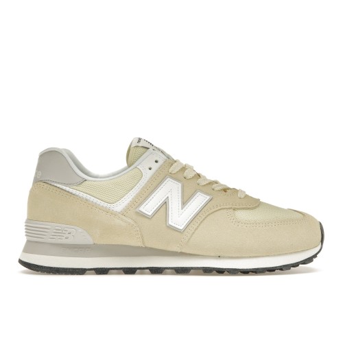 Кроссы New Balance 574 Canary Yellow White - мужская сетка размеров