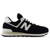 New Balance 574 Black White Beige